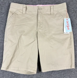 Cat & Jack Shorts Girl's 14 Tan Adjustable waist School Uniform NWT - Picture 1 of 8