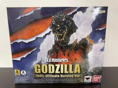 S.H.MonsterArts Godzilla 1995 Ultimate Burning Ver. Figure BANDAI Japan - Image 1 of 4