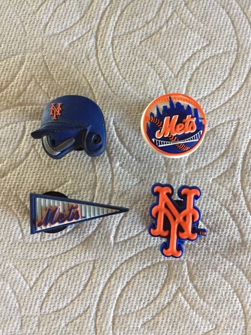 NEW YORK METS JIBBITZ NEW YORK METS SHOE CHARMS FITS CROCS MLB JIBBITZ NY METS Cover