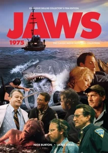 Jaws 1975 Steven Spielberg Roy Scheider Robert Shaw horror movie magazine guide - Picture 1 of 5