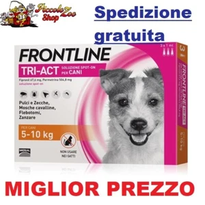 Frontline TRI-ACT 3 pipette per cani di 5-10 kg antiparassitario SCAD 2026 NEW - Foto 1 di 1