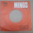 MINOS Records Original  Company Sleeve 45rpm 7inch Record 7&quot; disc