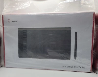 Ugee M708 Pen Tablet 10x6 in Drawing Tablet - 8192 Levels / Shortcuts - NEW - Image 1 of 4