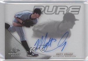 2014 Leaf Trinity Pure Auto Matt Imhof #P-MI1 Auto