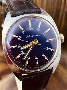 Orologio da polso meccanico sovietico vintage RAKETA 2609.HA REVISIONATO #7252 - Foto 1 di 23