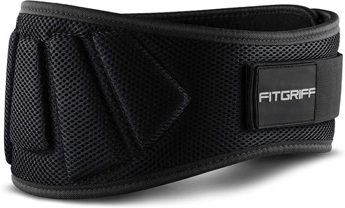 DECATHLON Cintura Palestra per Sollevamento Pesi Neoprene per Uomo e Donna Bodybuilding