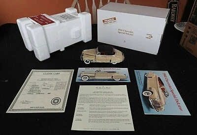 Danbury Mint 1/24 1941 CHEVROLET SPECIAL DELUXE CONVERTIBLE 1998 Scatola Nuova - Immagine 1 di 4