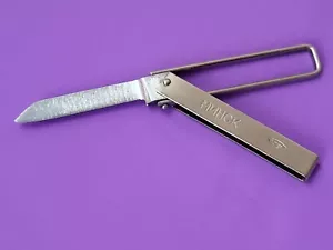 Vintage folding knife MINSK USSR Pocket folding knife Soviet frame knife - Picture 1 of 18