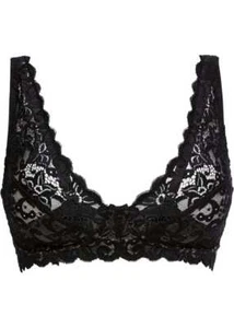 Bralette Gr. 70 Cup:B Schwarz Damen Unterwäsche Dessous Neu - Bild 1 von 1