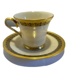 SELTEN auslaufendes Lenox China Tudor Muster Teetasse & Untertasse Set EUC - Bild 1 von 6