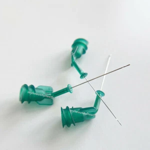 25Pcs Dental Irrigation Tips Sideport Smallest Irrigator Tip Deliver Irrigants - Picture 1 of 7