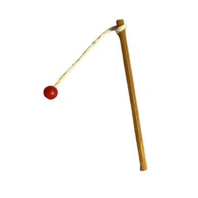 Casa Delle Bambole Gattino Giocattolo Bastone Gatto Teaser Wand Miniatura - Immagine 1 di 4