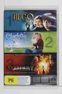 Hugo / Charlotte's Web / Stardust - Dakota Fanning - Region 4 Preowned Tracked - Picture 1 of 2