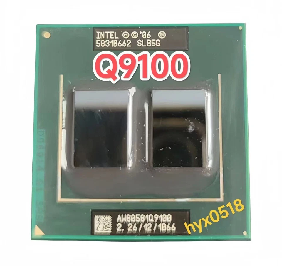 Intel Q9100 SLB5G 2.26GHz 12MB 1066MHz Quad-Core LGA775 Notebook Processor - Image 1 of 3