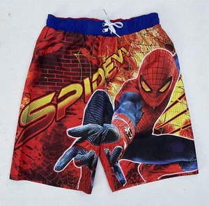 Marvel Spider-Man Spidey Boys Large 10/12 Swim Trunks Board Shorts - Picture 1 of 3
