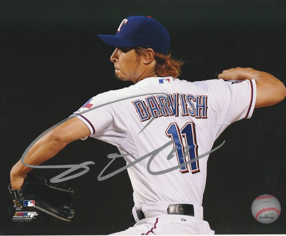 Yu Darvish Autografiado 8x10 Texas Rangers Envío Gratis H119 Foto 1 de 1