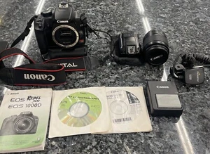 Canon EOS Digital Rebel XS / EOS 1000D 10.1MP Digital SLR Camera - Black - Picture 1 of 4