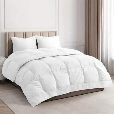 Alternative Down Comforter, All Season Fluffy & Cozy Duvet Insert by CGK Linens - Image 1 of 4