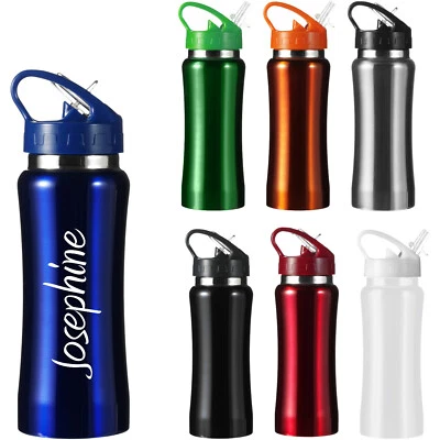 SCHMALZ® Aluminium Trinkflasche mit Gravur Isolierflasche Wandern Camping Outdoor