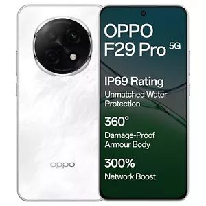 OPPO F29 Pro 5G (White 8GB 256GB ) Dimensity 7300 Processor Global Version. - Picture 1 of 11