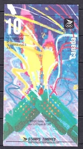 CANADA #BK144 MNH 1992 WINTER OLYMPIC GAMES, ALBERTVILLE COMLETE BOOKLET OPEN - Picture 1 of 4