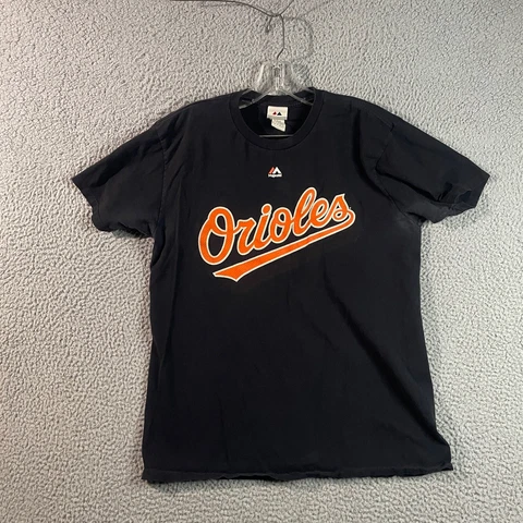Majestic Shirt Baltimore Orioles Manny Machado #13 MLB Black T-Shirt Men's Large Cover