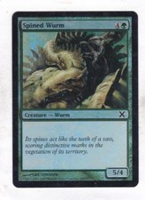 Magic: MTG: 10th Edition: Foil: Spined Wurm