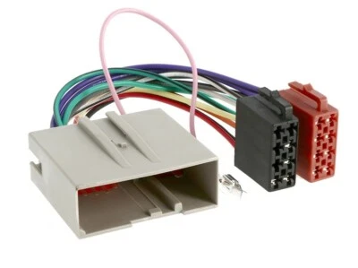 Para Ford Fiesta 6 Fusion Adaptador De Radio De Coche Cable Conector ISO - Imagen 1 de 3