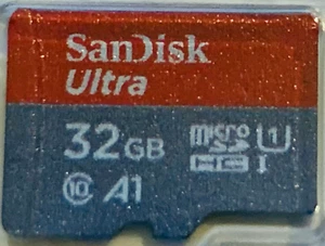 Sandisk micro SD card 32GB SDHC UHS-1 memory class 10 - Picture 1 of 1