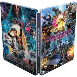 READY PLAYER ONE JAPANESE ARTWORK 4K ULTRA HD + BLU-RAY STEELBOOK UK IMPORT NEW! - Picture 1 of 8