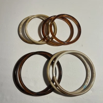 Vintage Acrylic Purse Handles Macrame Handles Crafts - Image 1 of 4