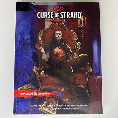 Curse of Strahd Dungeons & Dragons (2016, Hardcover) D&D Map Attached - Image 1 of 4