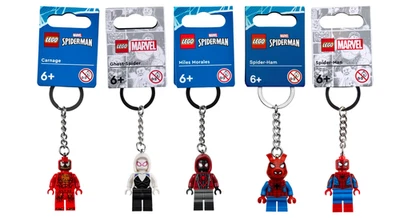 LEGO - Spider Key Chains (SET OF 5)- #854153, #854154, #854292, #854077, #854290 - Image 1 of 4