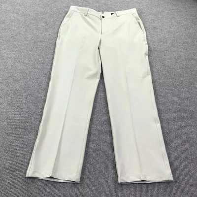 Dunning Golf Pants Mens 32x30 Beige Khaki Performance Stretch Coolmax Wicking - Imagem 1 de 4
