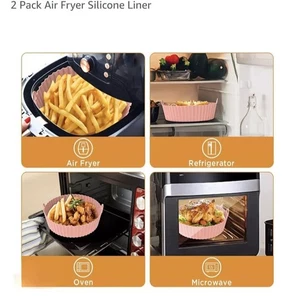 2 Stück Silikon Airfryer Einlagen - Bild 1 von 2
