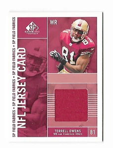 2003 SP GAME-USED EDITION SP FIELD FABRICS TERRELL OWENS GAME-WORN JERSEY - Picture 1 of 2