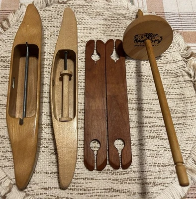 Herramientas de telar para tejer madera dura, lanzadera para barco Leclerc, Canadá, husillo Schacht Foto 1 de 4