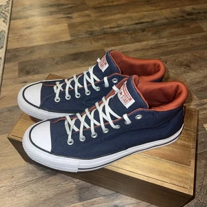Converse Chuck Taylor All Star Sneakers Navy Men’s Sz 11.5 Womens Sz 13.5 Mid - Picture 1 of 14