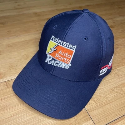 Federated Auto Parts Racing Nascar Schrader Borg Warner Snapback Hat Cap Retro - Image 1 of 4