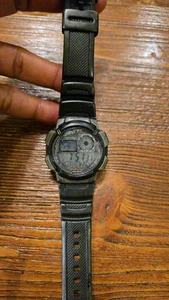 Casio AE-1000W Digital Wristwatch Module 3198 World Time WR100M – Used - Picture 1 of 7