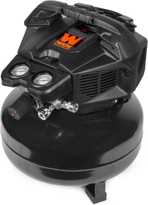 WEN Air Compressor, 6-Gallon, Oil-Free, Pancake Style (AP6092) - Image 1 of 4