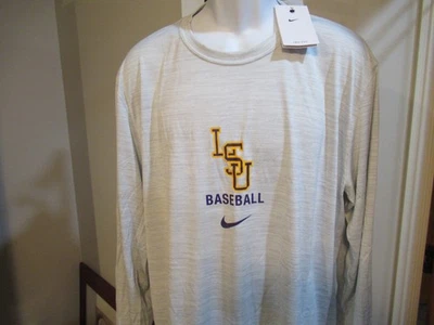LSU Tigers Baseball Nike Dri Fit shirt Men's XL new with tags - Free Ship - Image 1 of 3