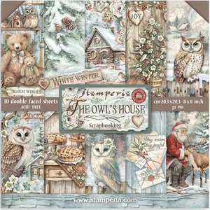 Stamperia THE OWLS HOUSE - 8" X 8" - DOUBLE SIDED - 10 SHEETS - JULY 2025 - Picture 1 of 14