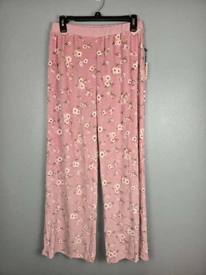 NWT! FOREVER 21 Medium Women's Pink Soft Fleece PJ Pajama Pants - Image 1 of 2