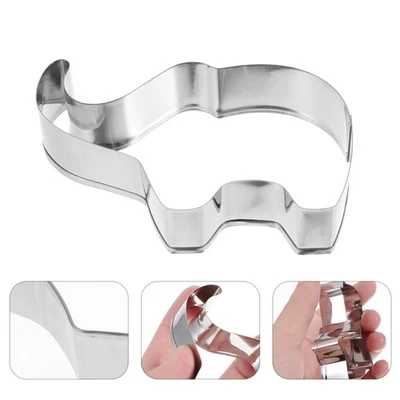 9 pezzi 1 set di da forno sandwich Animal Theme Cookie (argento) - Immagine 1 di 4