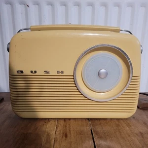 Bush TR82/B Portable Radio Fully Working Power Cable Retro Vintage Style VGC - Picture 1 of 24