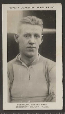 PATTREIOUEX-FOOTBALL 1922 (FA01-96)-#34- STOCKPORT COUNTY - COCKBURN - Image 1 of 2