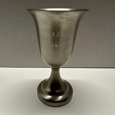 Mini copa de peltre Empire de colección cordial grabado 1977 Foto 1 de 4