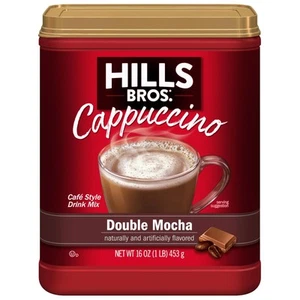 Hills Bros Instant Double Mocha Cappuccino Mix, Easy to Use, Enjoy Coffeehouse - Picture 1 of 8