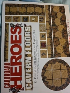 Cardboard Heroes Cavern Floors Steve Jackson Games Note SR2-2 - Picture 1 of 4